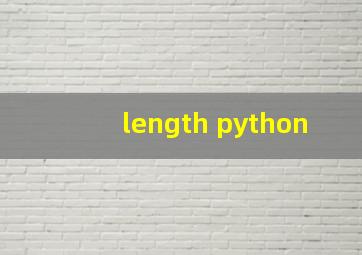 length python